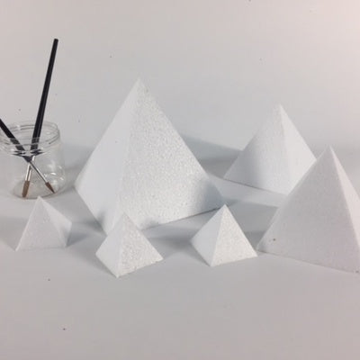 Polystyrene pyramid - 125 mm high
