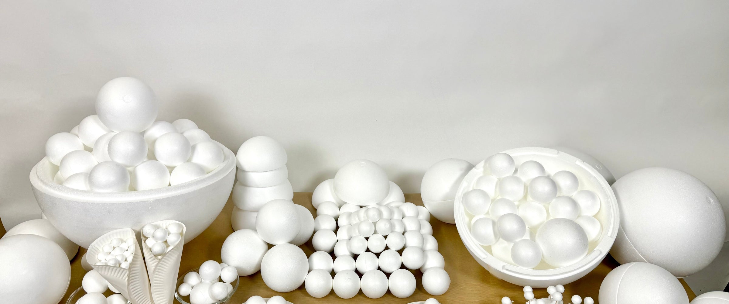 Creative ides for polystyrene balls – Poly Craft Supplies