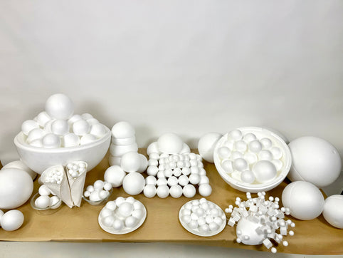 Creative ides for polystyrene balls