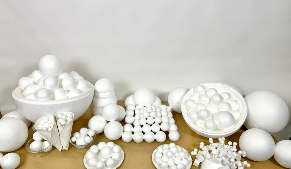 Creative ides for polystyrene balls