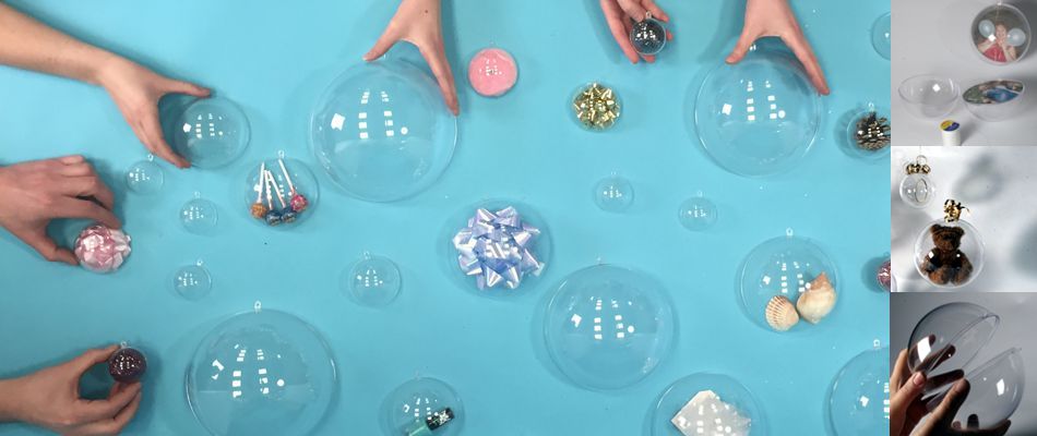 Clear Plastic Fillable Balls