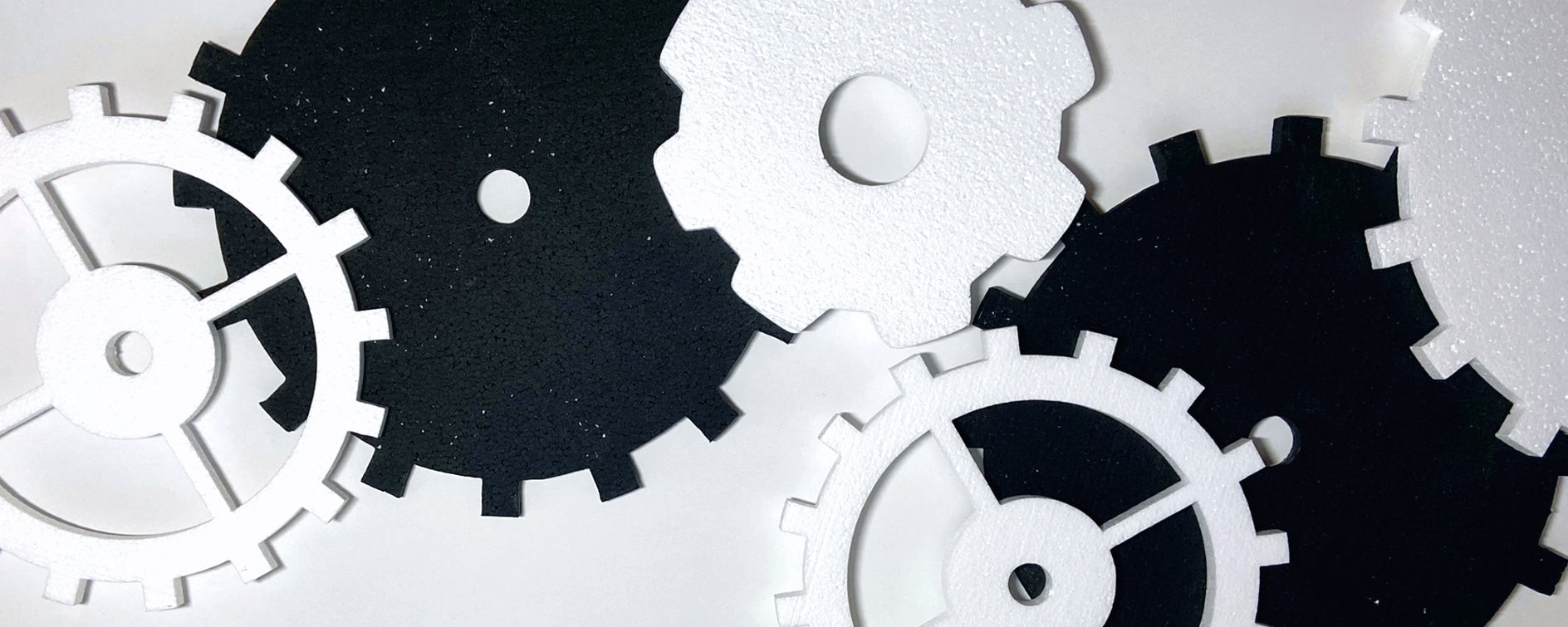 2D Polystyrene Cogs