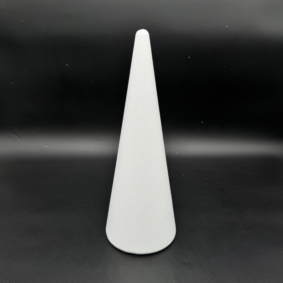 Polystyrene cone : 370 mm high - 135mm diameter base