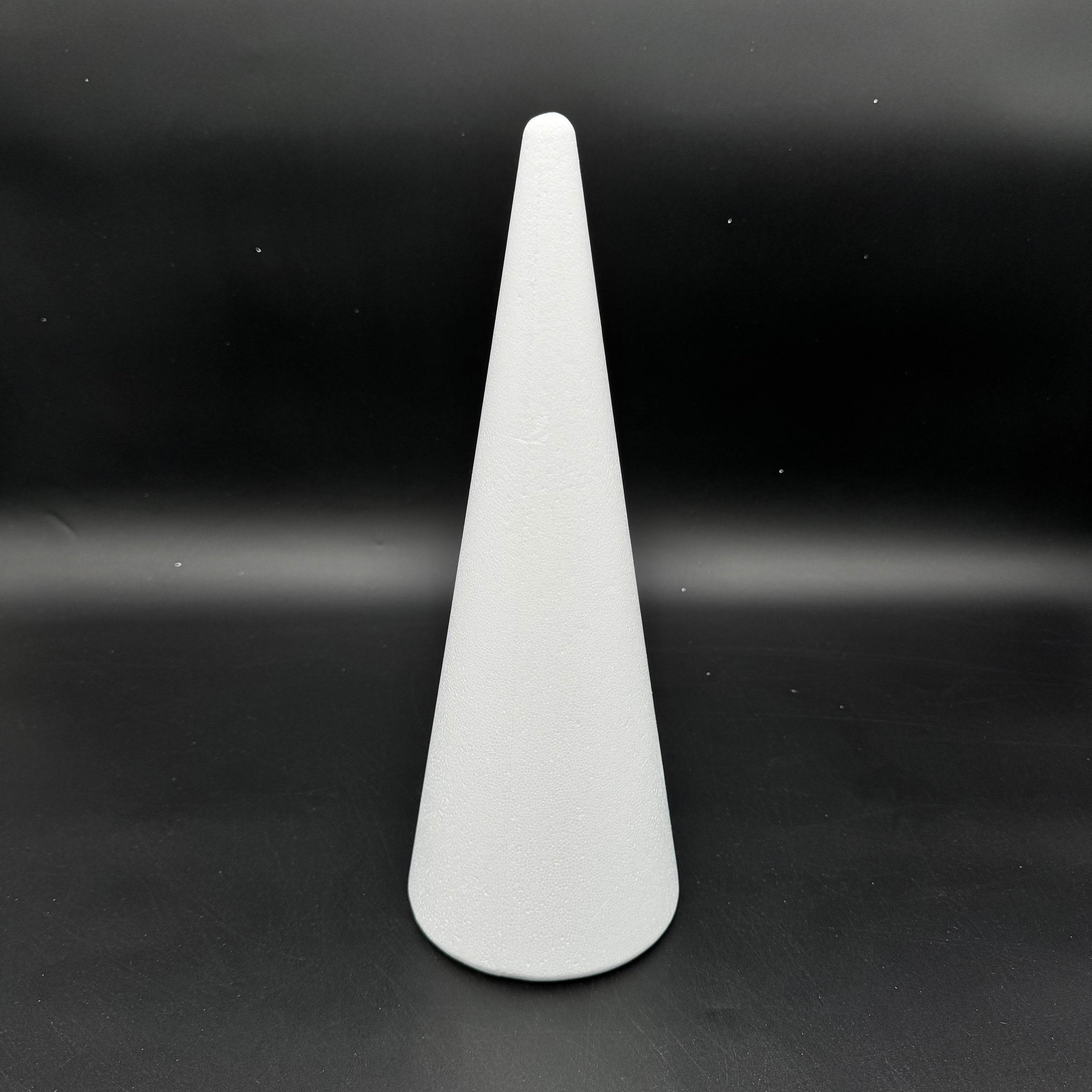 Polystyrene cone : 370 mm high - 135mm diameter base