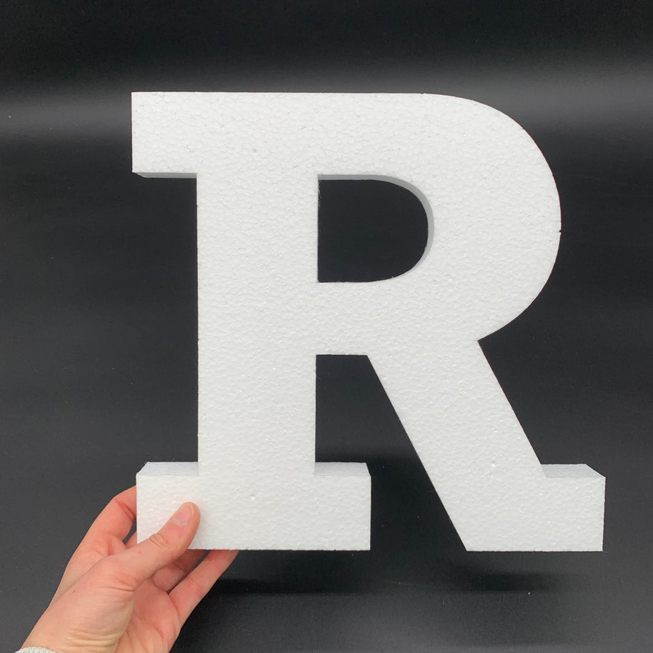 200 mm high polystyrene letters - Rockwell Bold