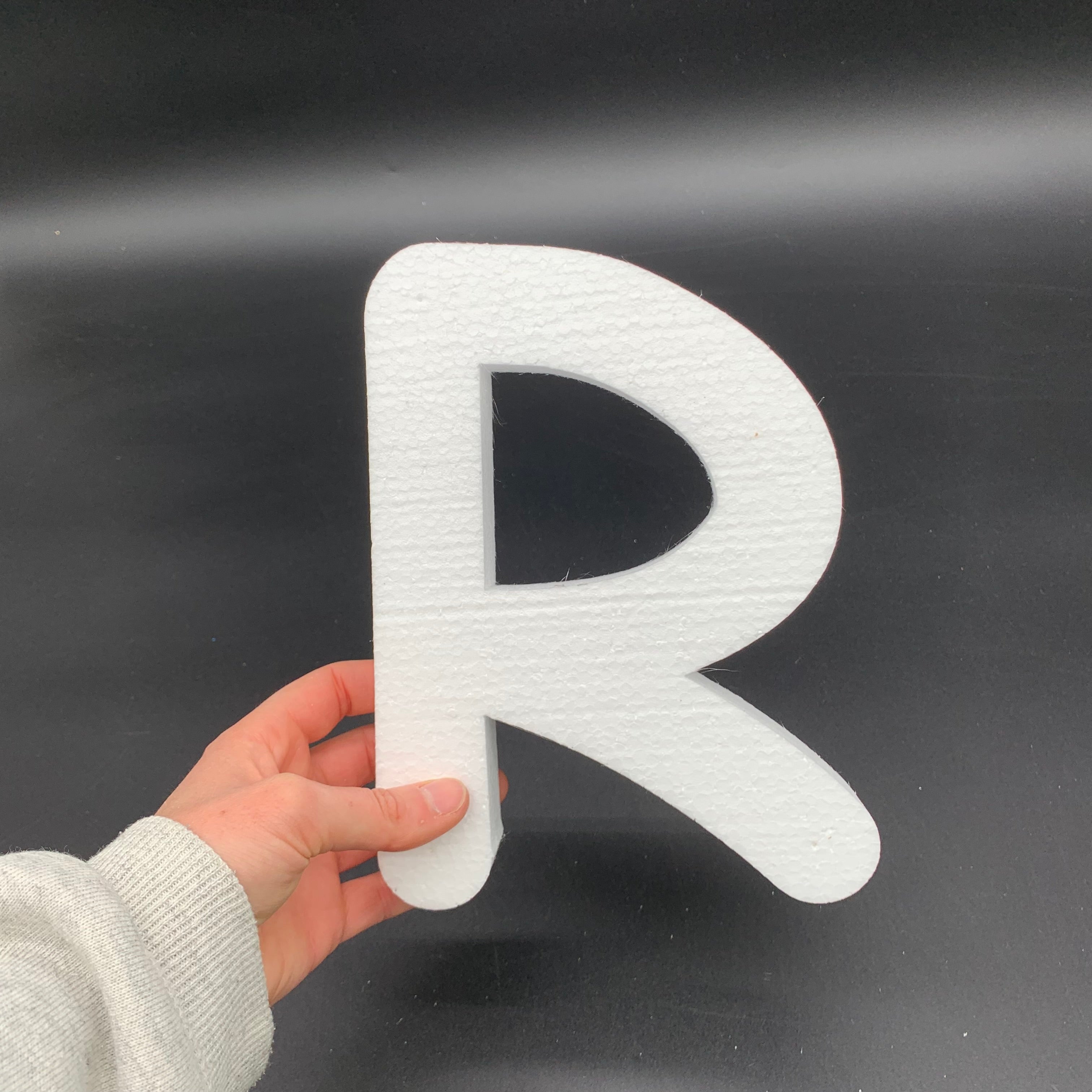 250 mm high polystyrene letters - Comic Sans