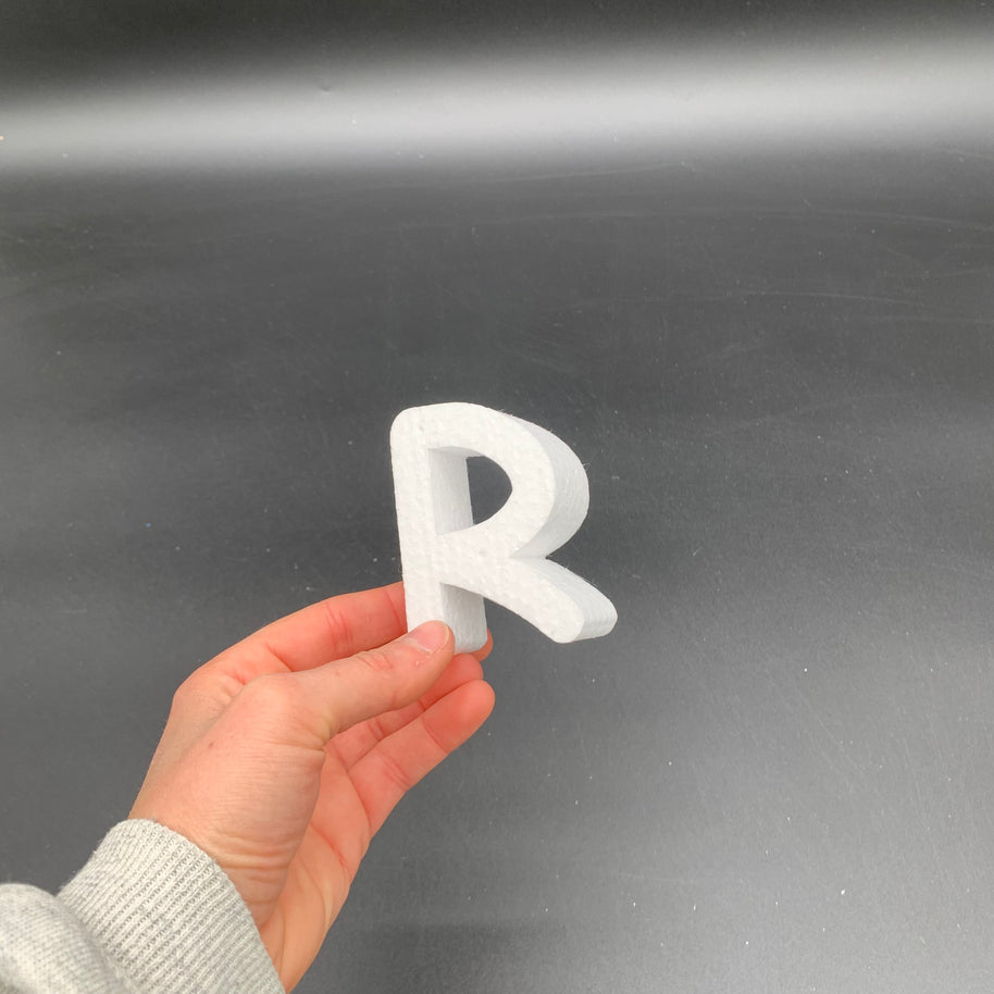 75 mm high polystyrene letters - Comic Sans