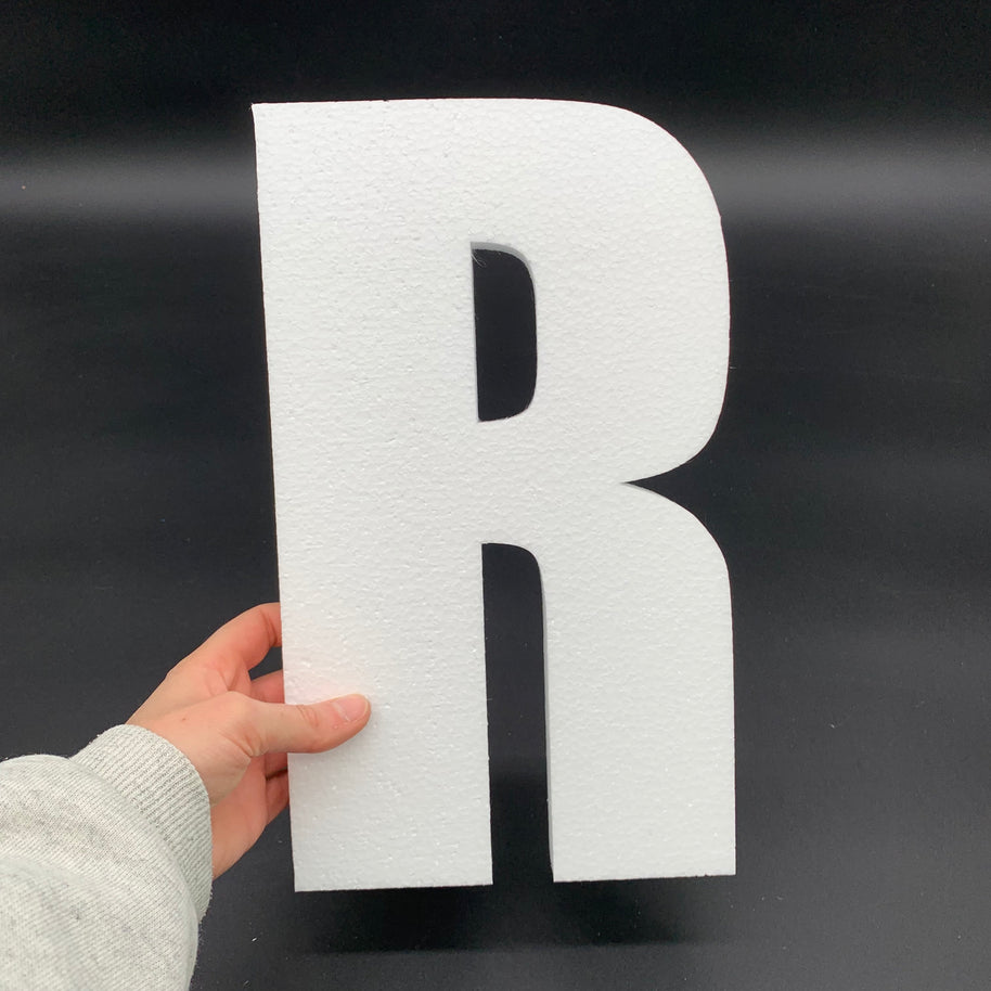 300 mm high polystyrene letters - Impact Condensed