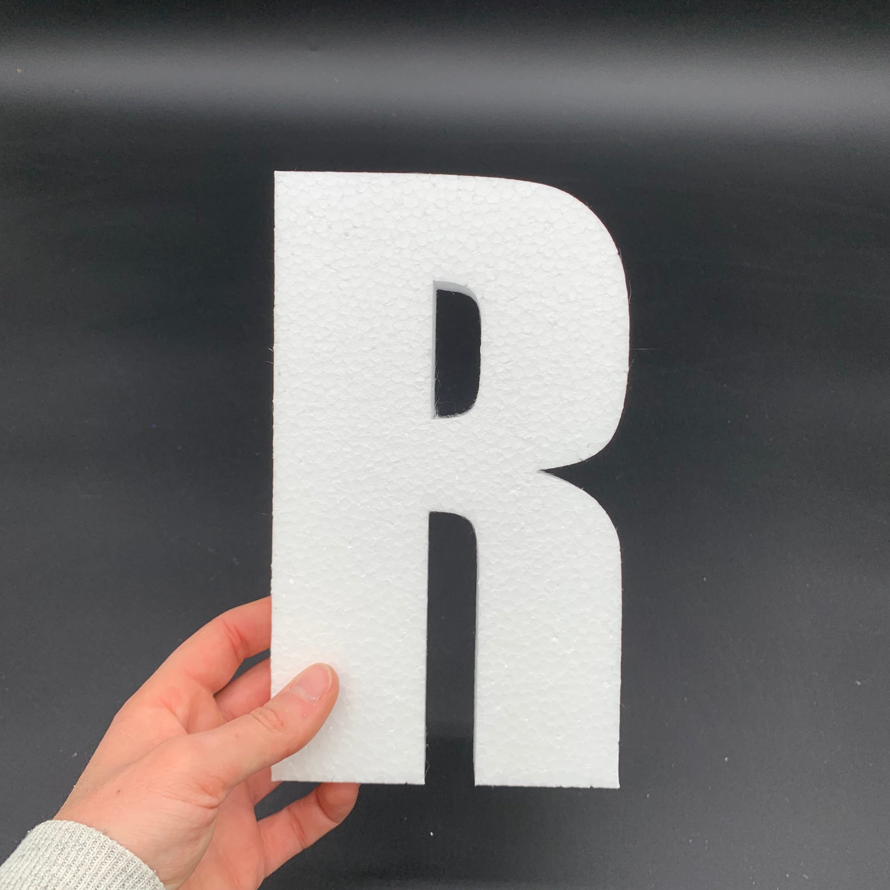 200 mm high polystyrene letters - Impact Condensed