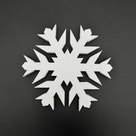 pack of 5 > 380mm high Polystyrene Snowflakes pcs87a