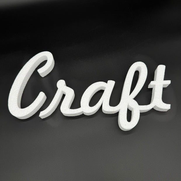 150 mm high polystyrene letters - Freehand