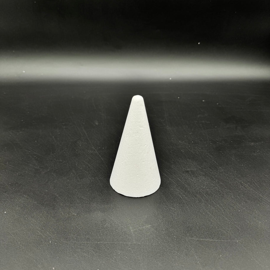 polystyrene cone - 125 mm high.