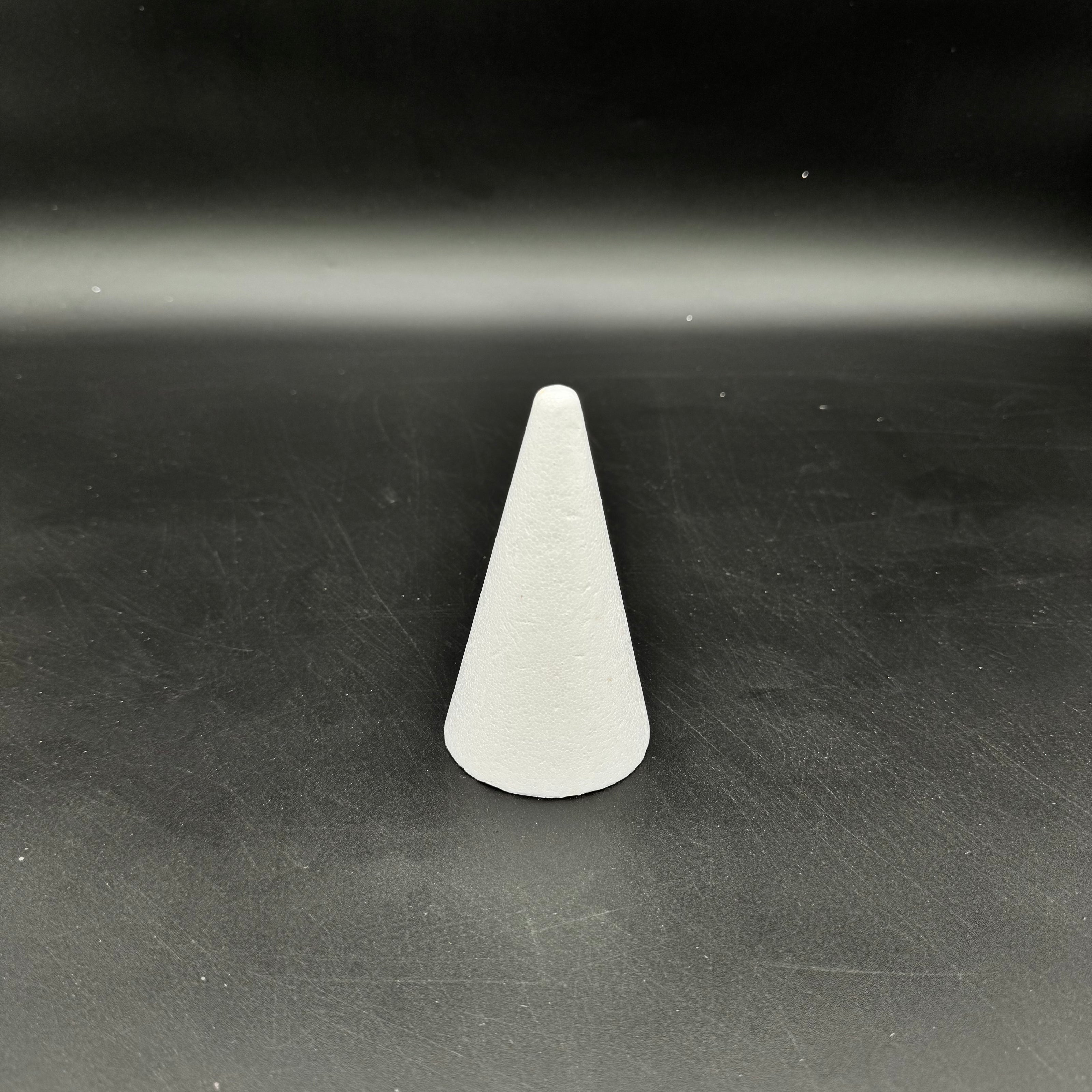 polystyrene cone - 125 mm high.