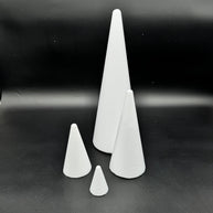 polystyrene cone - 125 mm high.