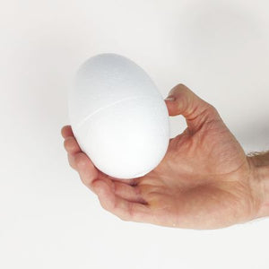 100 mm tall polystyrene egg