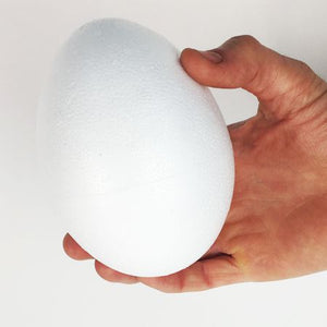 120 mm tall polystyrene egg