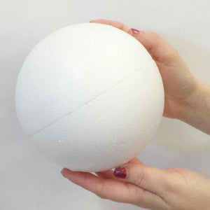 150mm - 15cm polystyrene hollow ball for craft or display