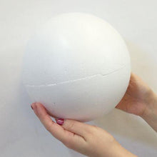 200 mm high polystyrene white ball.