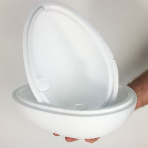 280 mm tall polystyrene egg