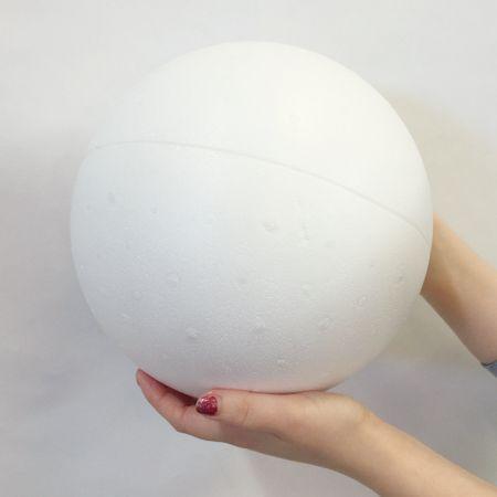 white polystyrene 250 mm diameter 25cm ball.