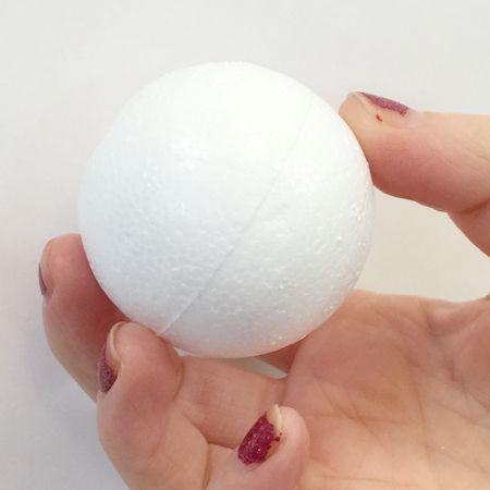 50mm | 5cm polystyrene sphere - for arts and crafts