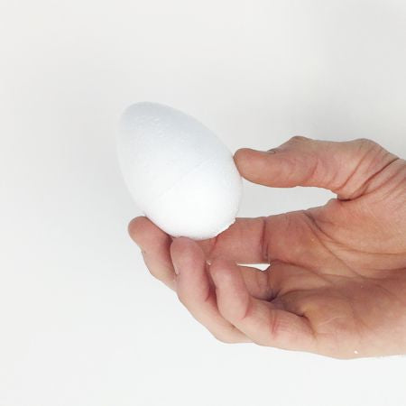 60 mm tall polystyrene egg