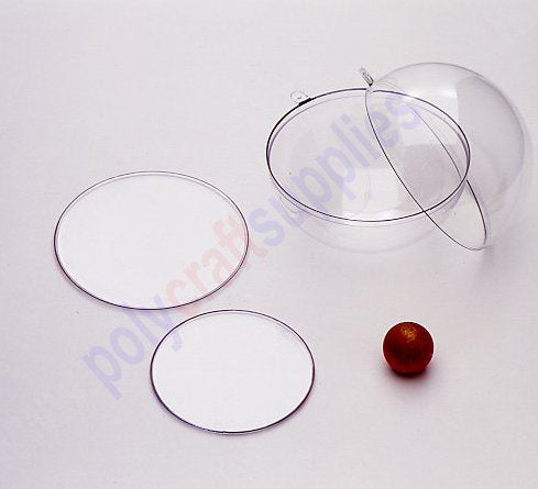 80mm diameter Clear plastic disc