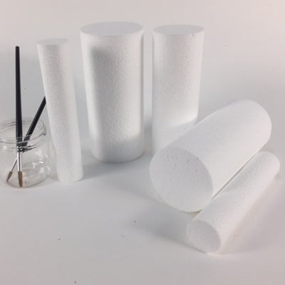 Polystyrene Cylinders for Craft UK. Polystyrene / Styrofoam discs. – Poly  Craft Supplies