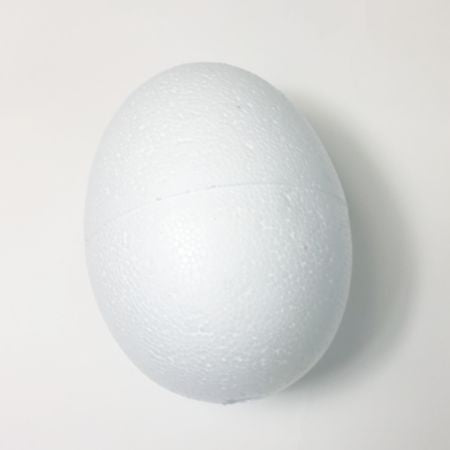 155 mm tall polystyrene egg