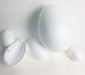 120 mm tall polystyrene egg