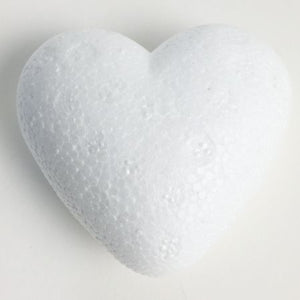 110mm tall 3D Polystyrene Heart