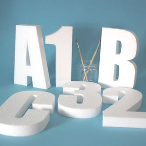 250 mm high polystyrene letters - Impact Condensed