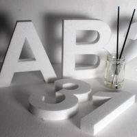 300 mm high polystyrene letters - Arial Bold
