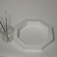 350mm polystyrene Octagon Wreath Wreath