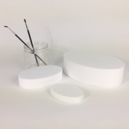 80mm polystyrene Oval