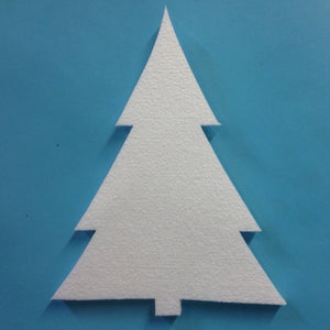 280  mm high - 2d polystyrene Christmas Tree