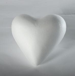 70mm tall 3D Polystyrene Heart