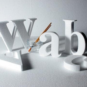 380 mm high polystyrene letters - Times New Roman Bold